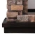 Import Classic insert bricks electric fireplace heater with polystone mantel from China