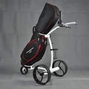 Clean look electric Golf Trolley-with downhill brake