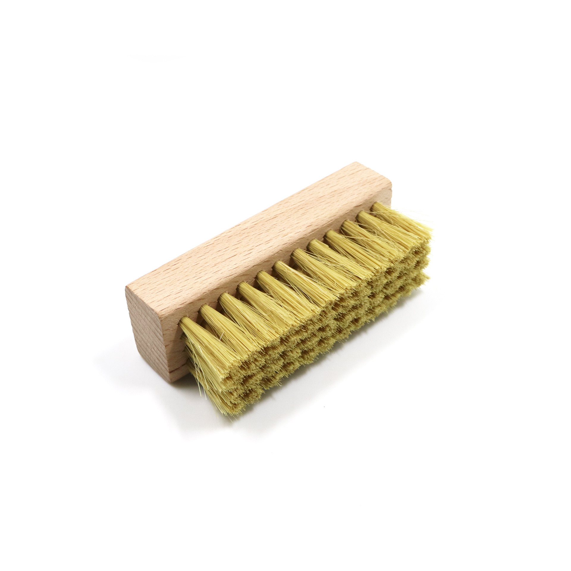 Cleaning natural soft pig hair golf wooden shoe brush