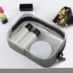 Clear Makeup Organizer Pouches Tote Travel Toiletries Bags Transparent Pvc Cosmetic Bag