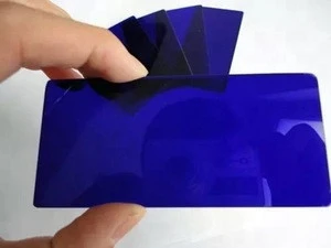 Cobalt Blue Filters Optical Sight Glass Window