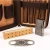 Import cohiba cigar accessoires set leather travel cigar case from China