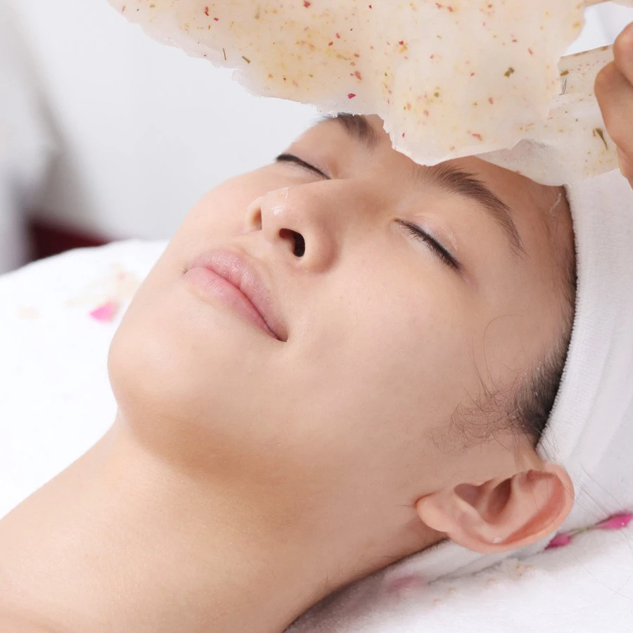 Collagen Care Facial Beauty Salon Dedicated Plant Crystal Powder Mask Organic Moisturizing Whitening  peel-off face mask