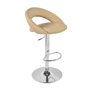 Comercial Industrial Adjustable Swivel Barstools High Bar Chair Round Seat Industrial Stool