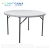 Import Commercial Rental Catering Round Plastic Tables with Metal Legs Outdoor Event Folding Restaurant Tables from China