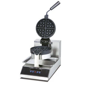 Computer control Rotary Electric Egg Waffle Baker, commercial snack shop equipment