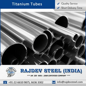 Construction Industry Use Seamless Titanium Pipes