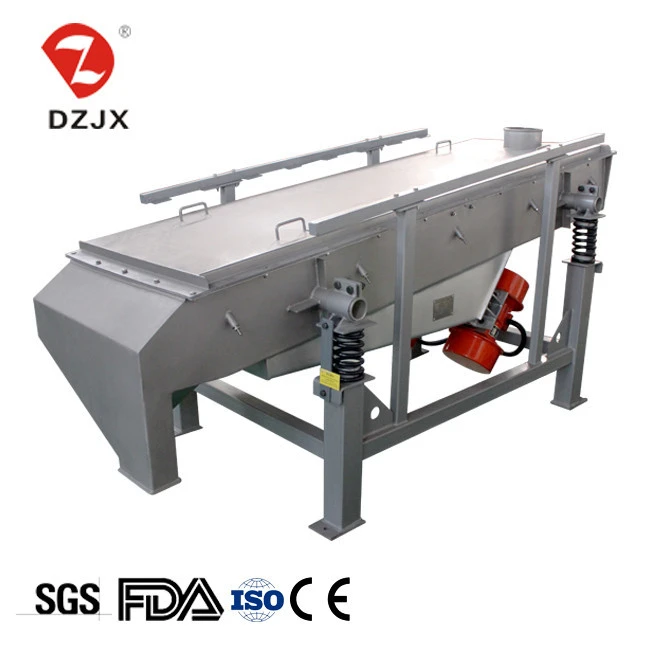continuous running easy operation low noise buckwheat rice linear vibrating screen