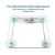 Import convenient ce glass manual digital bathroom body fat  weight scale from China