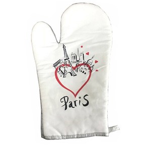 Cotton Lined Hot Selling Heat Resistant BBQ Oven Mitt