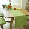 Cotton Linen Fabric  Table Runner For Home Decoration
