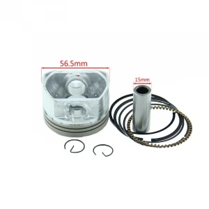 CQJB High Quality Factory Supply 150CC Motorcycle Piston Kit Silver And Brown Motorcycle Piston Ring Set