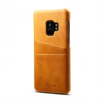 Creative PU Leather Mobile Phone Wallet Case With Card Holder for Samsung Galaxy S9 Hard Back Cover Cell Phone Case 6 Colors