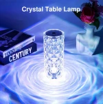 Cross-border selling home decorations for living room Crystal table lamp bar can be touched and rechargeable led table lamp
