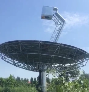 CSP Parabolic Dish Type Solar Thermal Collector with GPS Tracking for 10 - 20 kw Power