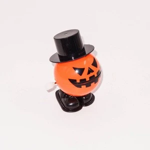 CU2147 Halloween Plastic Pumpkin Wind Up Toy , Promotion Halloween Toys