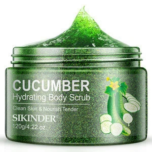 cucumber hydrating body scrub