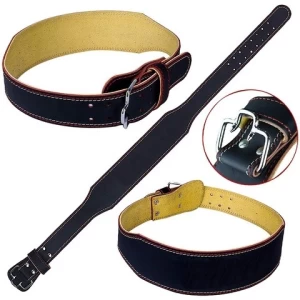 Custom 6 inch Leather Weightlifting Belt /Gym Training Belt Fitness Custom Weight lifting Belts
