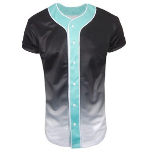 Custom Baseball Jersey 100%Polyester high quality baseball jersey mens