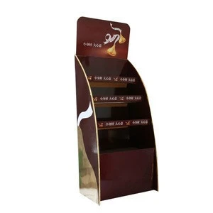 Custom Cardboard  Bookshop Chocolate Display Racks Stand