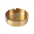 Import Custom creative fashion New titanium gold stainless steel ashtray for home restaurant bar gift from China