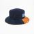 Import custom design printed navy blue australian bucket hat from China