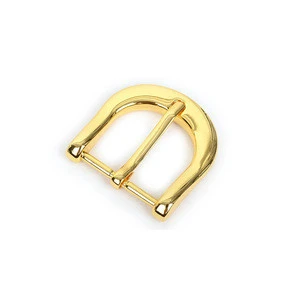 custom electroplating gold metal pin belt buckle high quality reversible metal pin belt clasp buckle