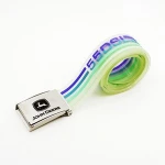 custom embossed logo plastic silicone rubber belt for men