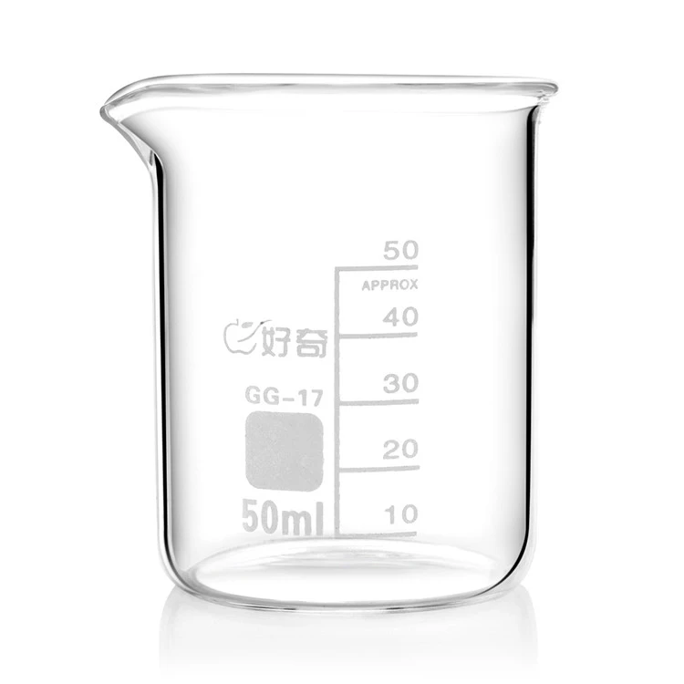 Custom glass scale glass beaker set 50ml100ml500ml beaker