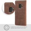 Custom Handmade Luxury Genuine Leather Mobile Phone Cover Case with Stand and Card Slots