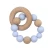 Import Custom High Quality Beech Wooden Baby Teething Teether Ring from China
