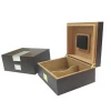 Custom high quality luxury wood cigar humidor case wooden packaging cigar box