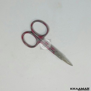Custom Label Professional cuticle manicure nails curved scissor