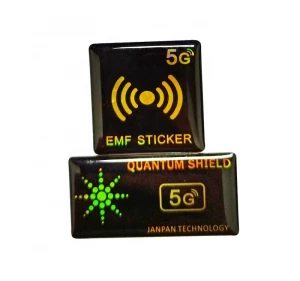 Custom Logo Anti Radiation Stickers Keep Health Home Emf Chip Shield EMF Protection Energy Ion Sticker