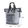 Custom Logo Picnic Thermal Lunch Tote Bag Collapsible Waterproof Cooler Backpack