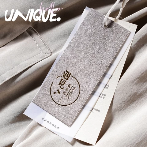 Custom Luxury Hang Tag Garment tags price tags