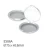 Import Custom Makeup Powder Blush Container Case Empty Diameter 51mm Plastic Cosmetic Single Pan Eye Shadow Compact Round Clear from China