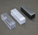 Custom packaging clear PVC PET transparent plastic box with auto-lock