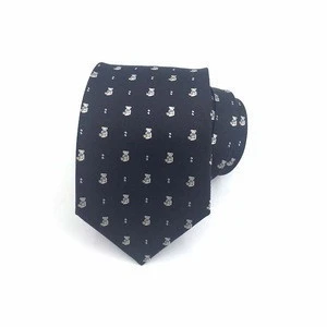 Custom Polyester Logo Ties  Woven or Printed Personal Neckties for Club School Uniform Promotional Company Wholesale
