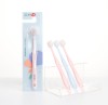 Custom Print Logo OEM Plastic Handle Adult Toothbrush