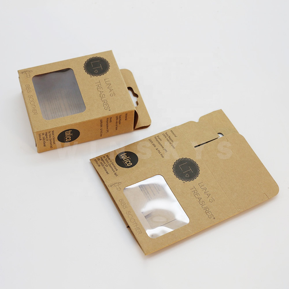 Buy Custom Print Logo Small Luxury Craft Gift Jewelry Kraft Brown Paper ...