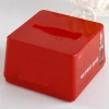 Custom Printed christmas napkin holders tissue paper boxes packaging beads tissue boxes
