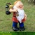 Import Custom resin or fiberglass garden gnomes ornament resin statue decor with solar lamp from China