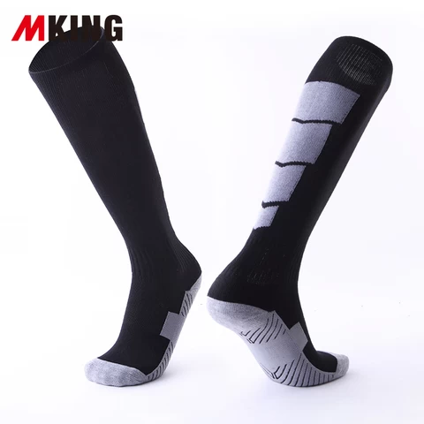 Custom Socks Adult Cycling Running Long Stocking Thin Knee High Football Soccer Socks