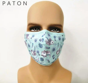 Custom sublimation printing cotton OEM christmas party mask
