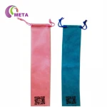 Custom Wholesale Logo Drawstring Velvet Pen Pouch