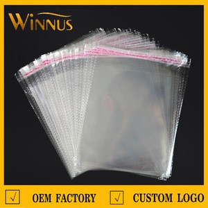 Clear Packaging Plastic Bag: Printed Package Transparent Adhesive Opp  Plastic Bag with Custom Printing