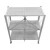 Import Customize 3 Shelf Folding Kitchen Metal Storage Shelf White Organizer Wire Shelf Rack from China