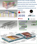 Customized Design Auto Service Peb Steel Structure Workshop For Sale Made In China