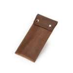 Customized genuine leather pocket for luxury watch OEM ODM watch case for men wholesale Contacts leather watch box and case